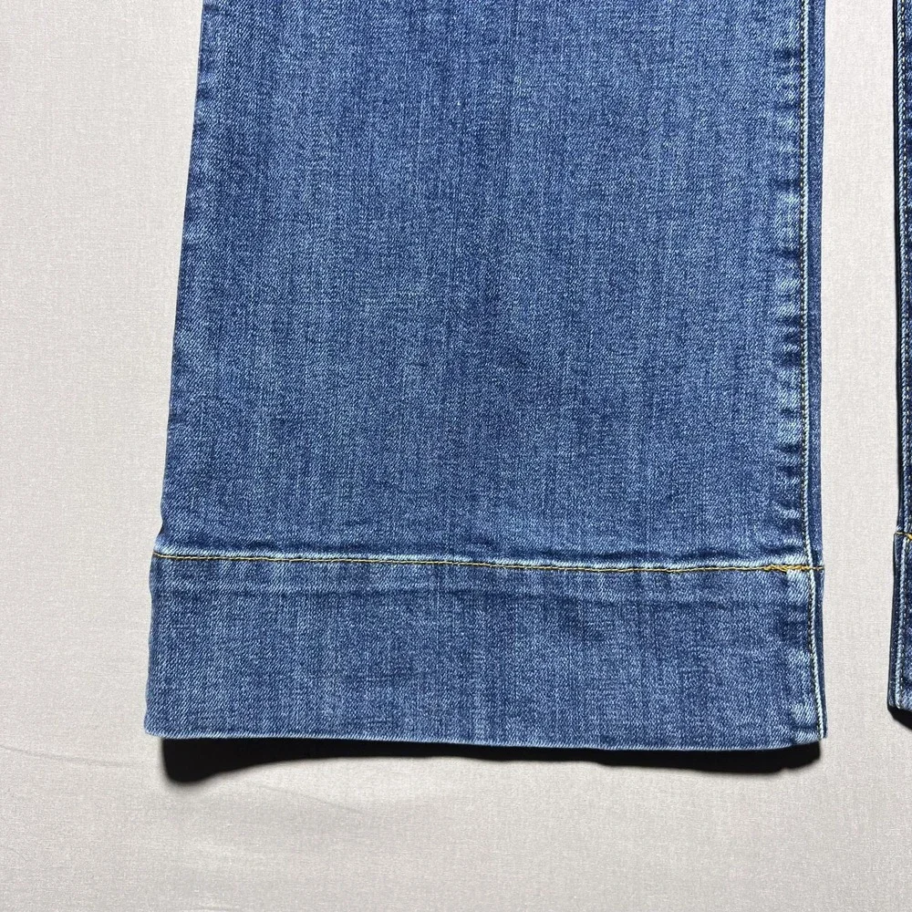 Jeanerica St. Monica Jeans Flare Wide Leg Vintage 95 High Rise SW006 Size 29 - Picture 4 of 16
